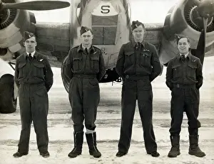 Crewman: WW2 - RAF Crewmen John O'Byrne and three others