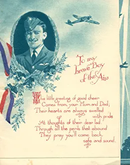 Giftware: WW2 R.A.F. Greetings Card