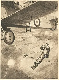 Engaging: WW2 - R.A.F. Parachute Practice