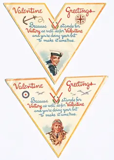 Giftware: WW2 R.A.F. And Royal Navy Valentines
