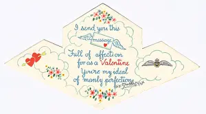 Giftware: WW2 R.A.F. Valentines Card Inside