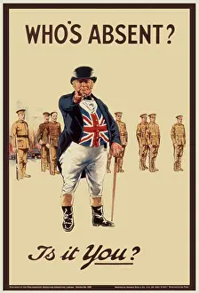 Absent: WW2 recruitment poster