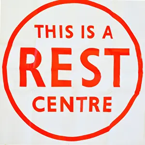 The Maurice Collins Images Collection: WW2 - Rest Centre