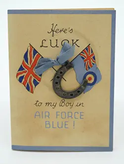 Giftware: WW2 Royal Air Force Greetings Card