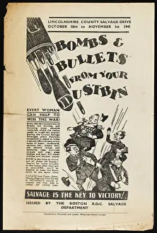 Handbill: WW2 SALVAGE HANDBILL
