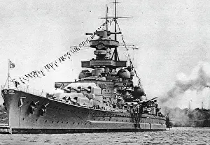 Iln - Consolidated Archive Holdings Ltd: WW2 - Scharnhorst - German Battleship