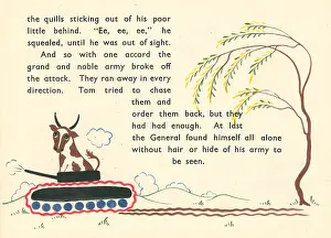 Colley: WW2, Tank Driving Cow
