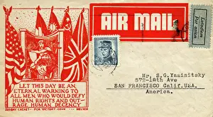Typewritten: WW2 Victory, Liberation of Czechoslovakia