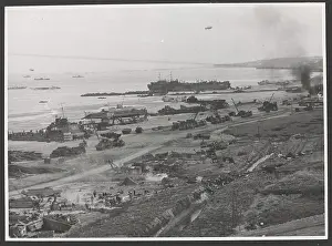 Amphibious: WW2 - view of beach-head