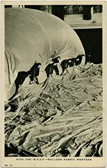 Inflating: WW2 - With the W.A.A.F. - Barrage Balloon Fabric Workers