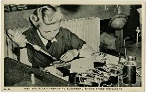 Soldering: WW2 - With the W.A.A.F. - Repairing Speed Indicators