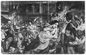 Sacking: WWI/1914/LOUVAIN SACKED