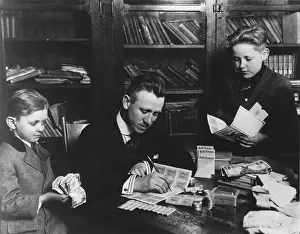 Sentimental: WWI, Boys Buy War Saving Stamps