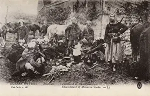 Spahi: WWI - Camp of Moroccan Spahis (Colonial Cavalry Unit)