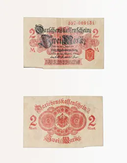 Bills: WWI, German Currency, 1914