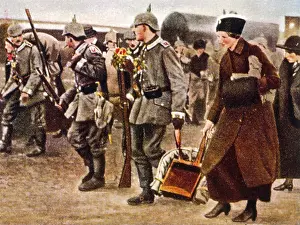 Mobilised: WWI/GERMAN TROOPS TO WAR