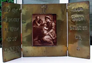 Crafted: WWI hand-crafted and embossed triptych