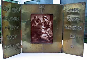 Crafted: WWI hand-crafted and embossed triptych