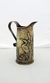 Fabricated: WWI jug fabricated from an 18 pounder shell case
