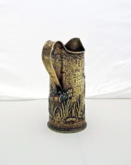 Fabricated: WWI jug fabricated from an 18 pounder shell case