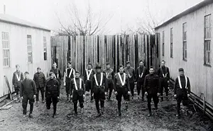 Amputees: WWI, Above Knee Amputation Class, 1919