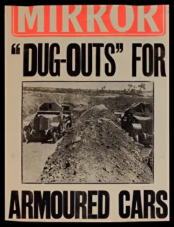 WWI News Vendor's Stand Poster