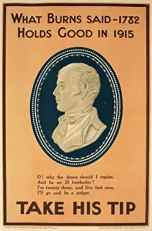 Cameo: WWI Poster, What Burns said