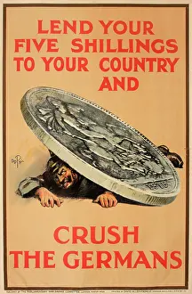 Crush: WWI Poster, Crush the Germans