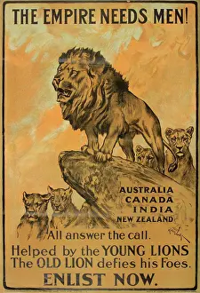 Needs: WWI Poster, The Empire Needs Men!