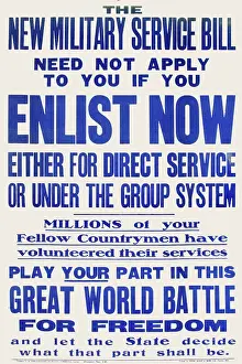Enlist: WWI Poster, Enlist Now