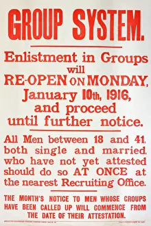 Monday: WWI Poster, Group System