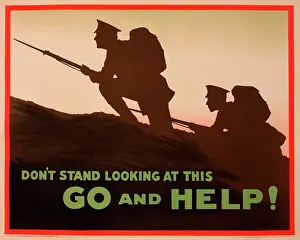 World War One: WWI Poster, Go and Help!
