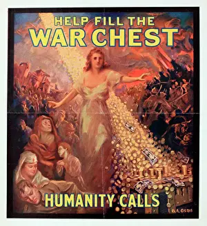 Invest: WWI Poster, Help fill the War Chest
