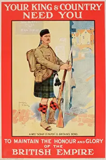 Maintain: WWI Poster, Your King & Country Need You