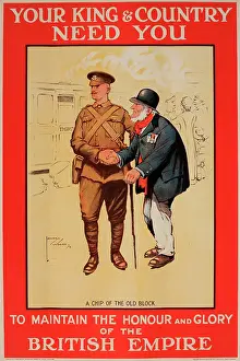Chip: WWI Poster, Your King & Country Need You