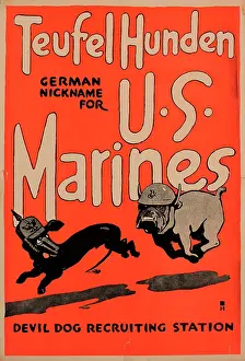 Teufel: WWI Poster, US Marines