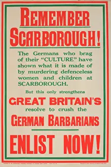 Crush: WWI Poster, Remember Scarborough!