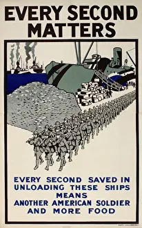 Dockyard: WWI Poster, Every Second Matters