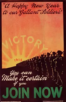 Optimism: WWI Poster, Victory... if you Join Now