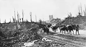 Menin: WWI, POWs Entering Ypres, 1917