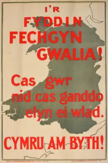 WWI Recruitment Poster (Welsh version)
