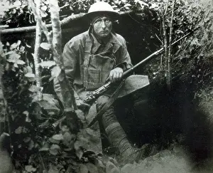 Exhaustion: WWI, Solitary Soldier