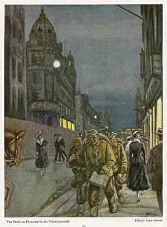 WWI Street Scene of Berlin