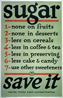 Reduce: 'WWI, 'Sugar - Save It'
