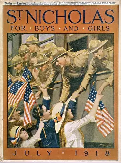 Cheered: WWI/US FORCES TO EUROPE