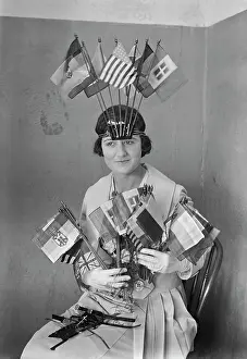 Pattison: WWI - Woman - Flags - Actress