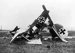 Bi Plane: WWI, Wreckage of German Fighter Plane