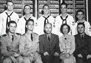 Computation: WWII, Grace Hopper with Harvard Mark 1 Computer, 1944