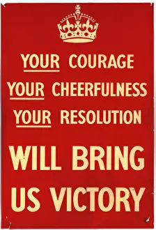 World War Two: WWII Poster - Patriotic