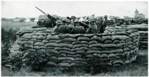 Redoubt: WWII September 1939 Circular sandbag redoubt